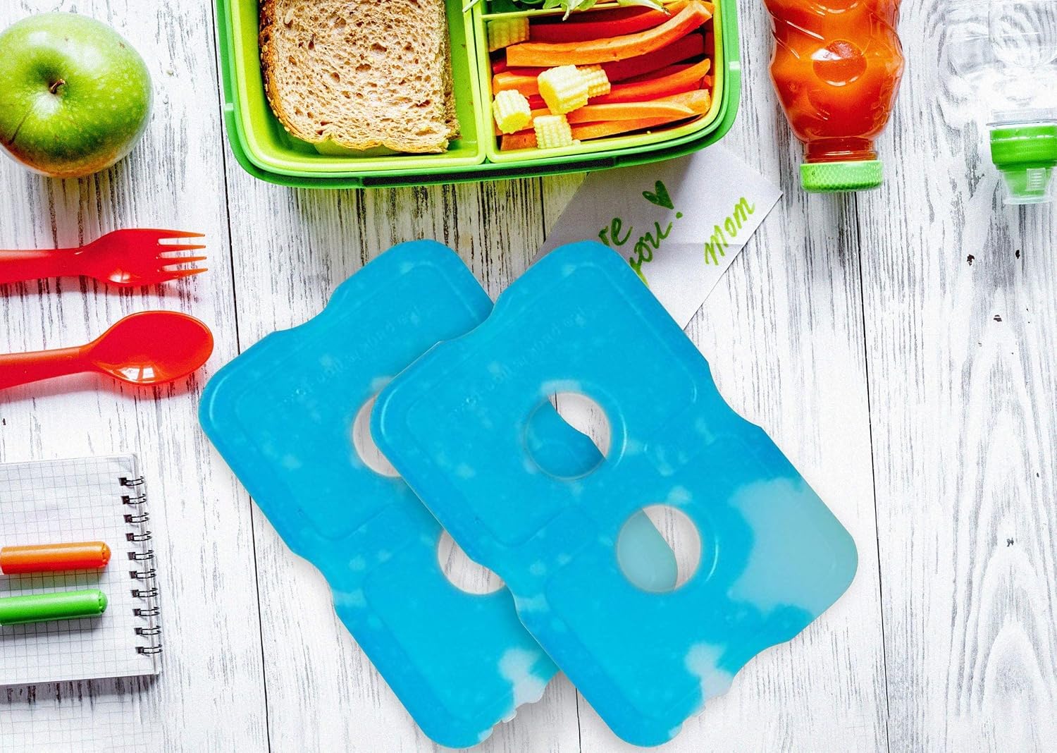 Healthy Packers Ice Packs for Lunch Boxes & Coolers - Freezer Packs - Original Cool Pack | Cooler Accessories for Beach, Camping & Fishing | Slim & Long-Lasting Reusable Ice Pack for Cooler - Image 9