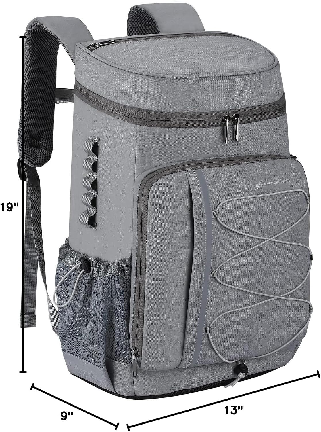 Maelstrom 35/50Can Insulated Cooler Backpack, Leakproof Soft Lunch Ice Bag | 16h Cold,Multi-Pockets,Survival Whistle,Ergonomic Breathable Padding. Perfect For Camping, Hiking, Fishing, Travel, Outdoor - Image 11