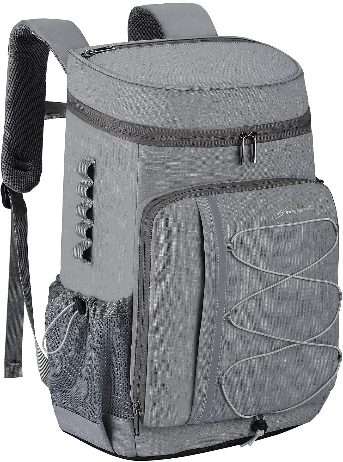Maelstrom 35/50Can Insulated Cooler Backpack, Leakproof Soft Lunch Ice Bag | 16h Cold,Multi-Pockets,Survival Whistle,Ergonomic Breathable Padding. Perfect For Camping, Hiking, Fishing, Travel, Outdoor - Image 10